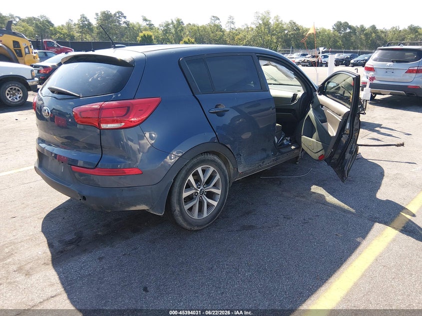 2016 Kia Sportage VIN KNDPB3AC7G7861681 IAAI salvage auction — FRONT END, Salvage (South Carolina), sold $300 on 2026-07-15 (photo 4)