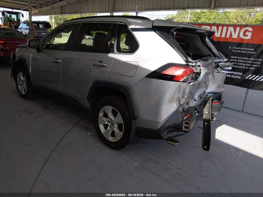 2019 Toyota Rav 4 VIN JTMRWRFV4KD016033 IAAI salvage auction — REAR END, Salvage Title, sold $9,200 on 2026-08-01 (photo 3)