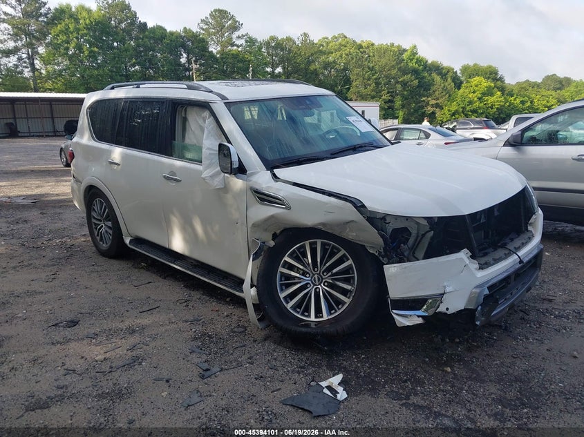 2023 Nissan Armada VIN JN8AY2BC0P9183538 IAAI salvage auction — RIGHT FRONT, Salvage (Idaho), sold $11,500 on 2026-07-11 (photo 1)