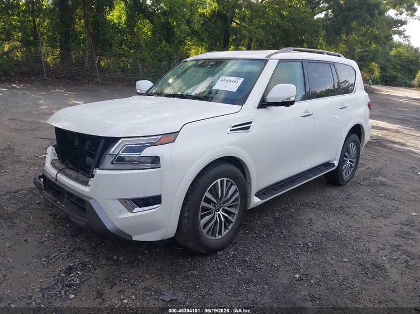 2023 Nissan Armada VIN JN8AY2BC0P9183538 IAAI salvage auction — RIGHT FRONT, Salvage (Idaho), sold $11,500 on 2026-07-11 (photo 2)