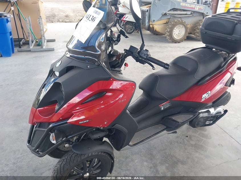 2009 Piaggio Mp3 VIN ZAPM610X495001914 IAAI salvage auction — LEFT & RIGHT, Bill Of Sale (Washington), sold $700 on 2026-07-29 (photo 2)
