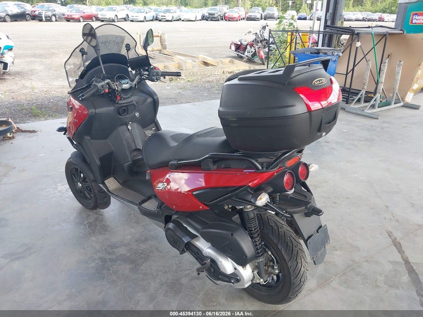 2009 Piaggio Mp3 VIN ZAPM610X495001914 IAAI salvage auction — LEFT & RIGHT, Bill Of Sale (Washington), sold $700 on 2026-07-29 (photo 3)