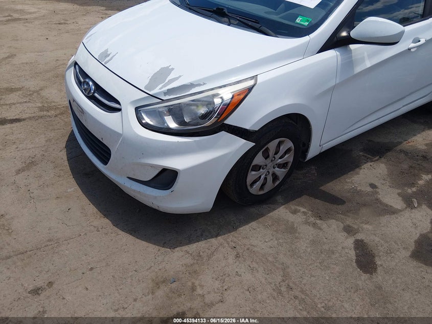 2016 Hyundai Accent VIN KMHCT4AE4GU971362 IAAI salvage auction — NORMAL WEAR, Clear (Virginia), sold $1,000 on 2026-07-10 (photo 6)