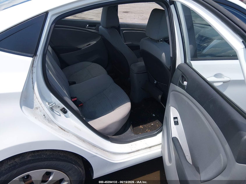 2016 Hyundai Accent VIN KMHCT4AE4GU971362 IAAI salvage auction — NORMAL WEAR, Clear (Virginia), sold $1,000 on 2026-07-10 (photo 8)