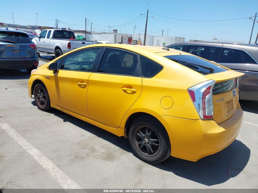 2014 Toyota Prius VIN JTDKN3DU8E1768397 IAAI salvage auction — FRONT & REAR, Salvage (California), sold $300 on 2026-07-29 (photo 3)