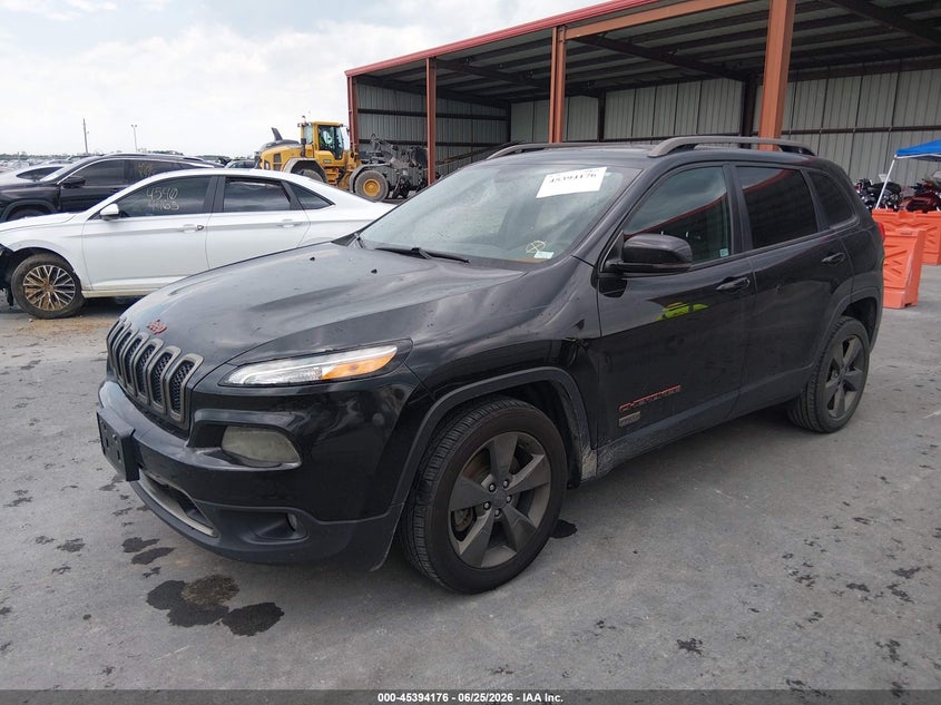 2016 Jeep Cherokee VIN 1C4PJLCB5GW311909 IAAI salvage auction — REAR END, Salvage (Illinois), sold $1,150 on 2026-08-01 (photo 2)