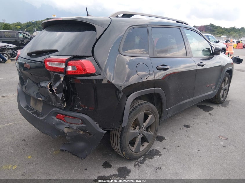 2016 Jeep Cherokee VIN 1C4PJLCB5GW311909 IAAI salvage auction — REAR END, Salvage (Illinois), sold $1,150 on 2026-08-01 (photo 4)