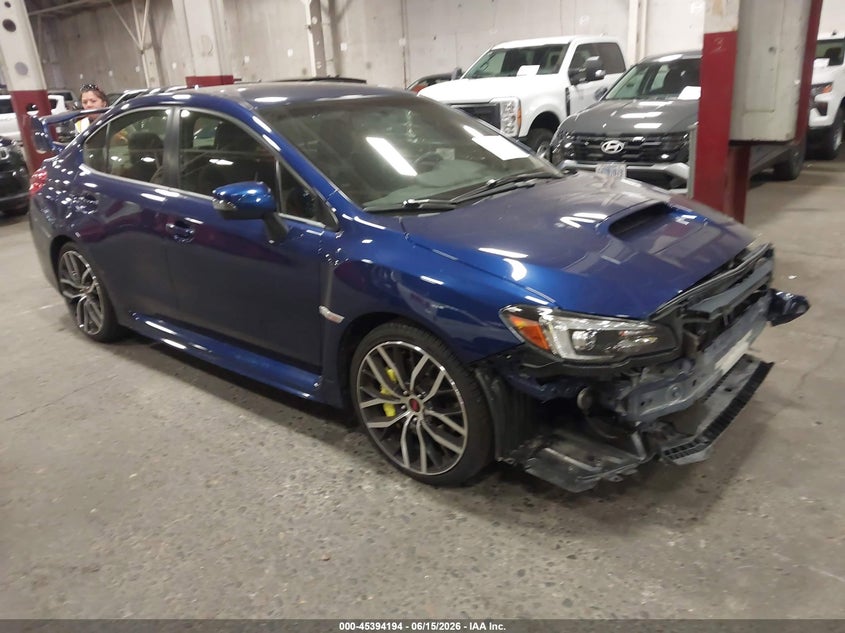 2019 Subaru Wrx sti VIN JF1VA2S68K9830231 IAAI salvage auction — LEFT FRONT, Salvage (Oregon), sold $11,600 on 2026-08-13 (photo 1)