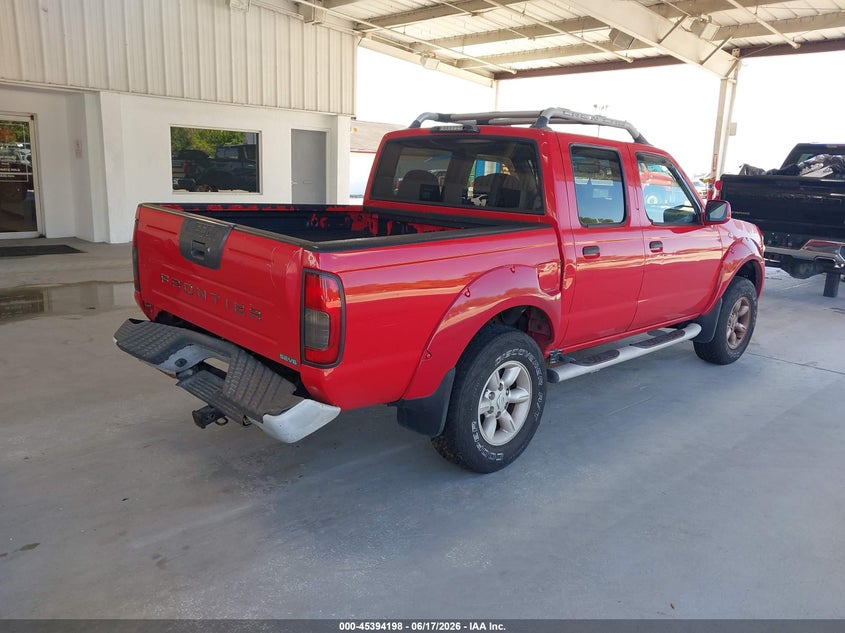 2001 Nissan Frontier VIN 1N6ED27T01C327582 IAAI salvage auction — REAR END, Rebuildable (Florida), sold $1,100 on 2026-07-09 (photo 4)