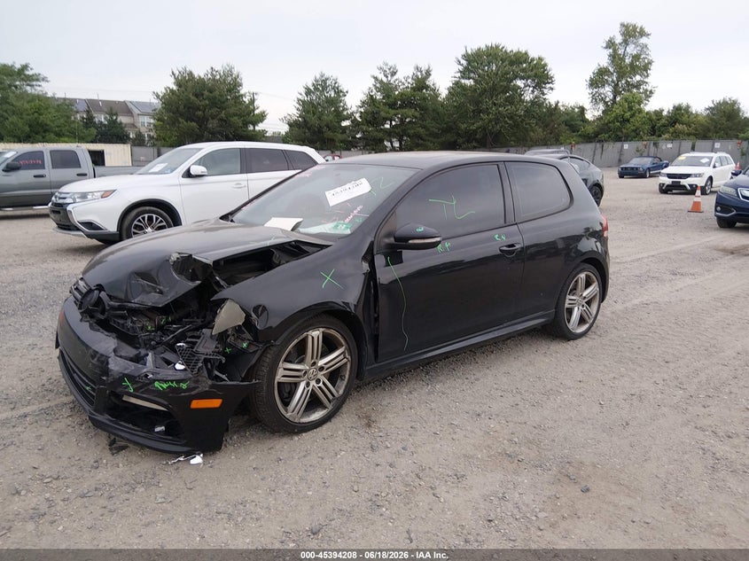 2013 Volkswagen Golf r VIN WVWRF7AJ4DW061571 IAAI salvage auction — FRONT END, Salvage (New Jersey), sold $775 on 2026-07-28 (photo 2)
