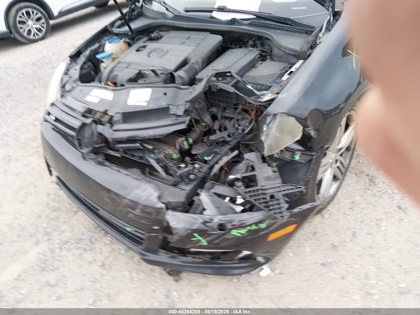 2013 Volkswagen Golf r VIN WVWRF7AJ4DW061571 IAAI salvage auction — FRONT END, Salvage (New Jersey), sold $775 on 2026-07-28 (photo 6)