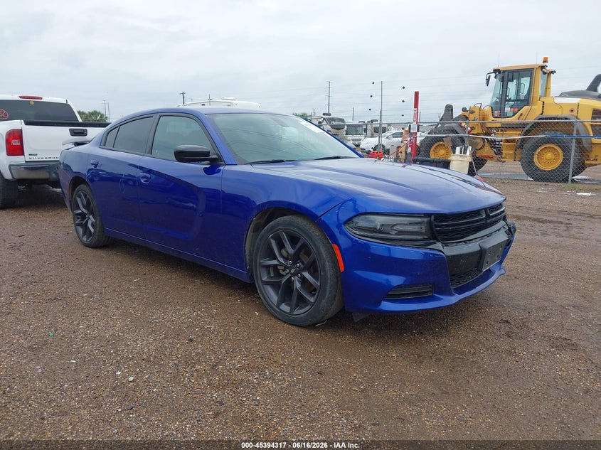 2021 Dodge Charger VIN 2C3CDXBG6MH619776 IAAI salvage auction — FRONT & REAR, Original (Texas), sold $5,800 on 2026-08-01 (photo 1)