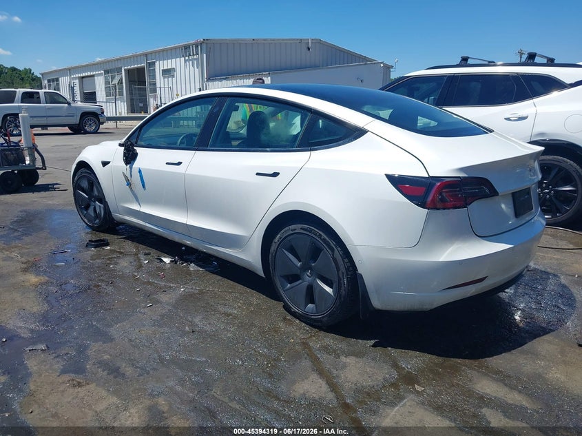 2021 Tesla Model 3 VIN 5YJ3E1EA9MF092271 IAAI salvage auction — FRONT END, Salvage (North Carolina), sold $5,100 on 2026-07-15 (photo 3)