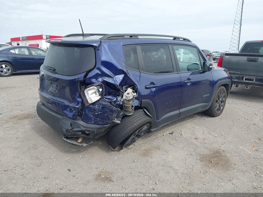 2018 Jeep Renegade VIN ZACCJABB0JPG74823 IAAI salvage auction — REAR END, Salvage Title, sold $625 on 2026-07-29 (photo 4)