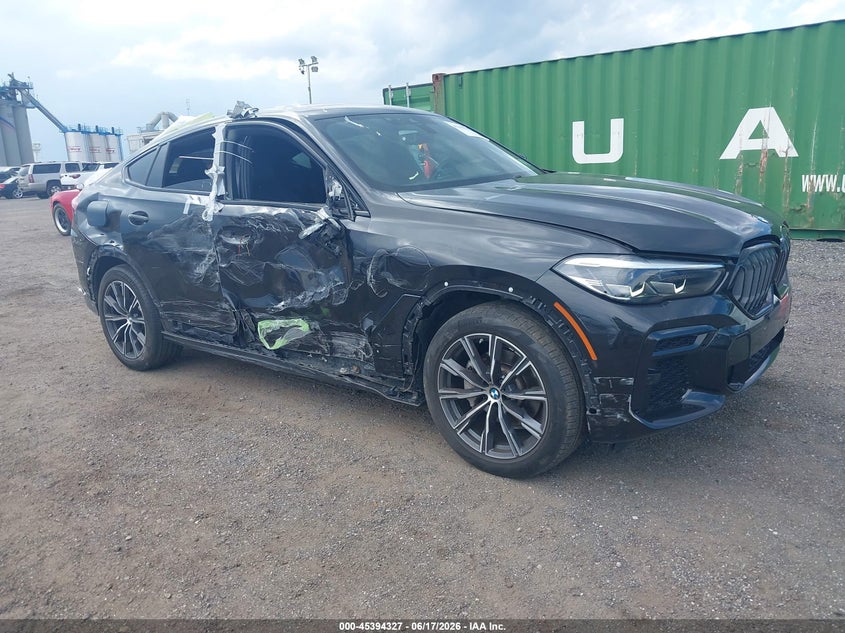 2023 BMW X6 VIN 5UXCY6C07P9R02878 — IAAI salvage auction photo