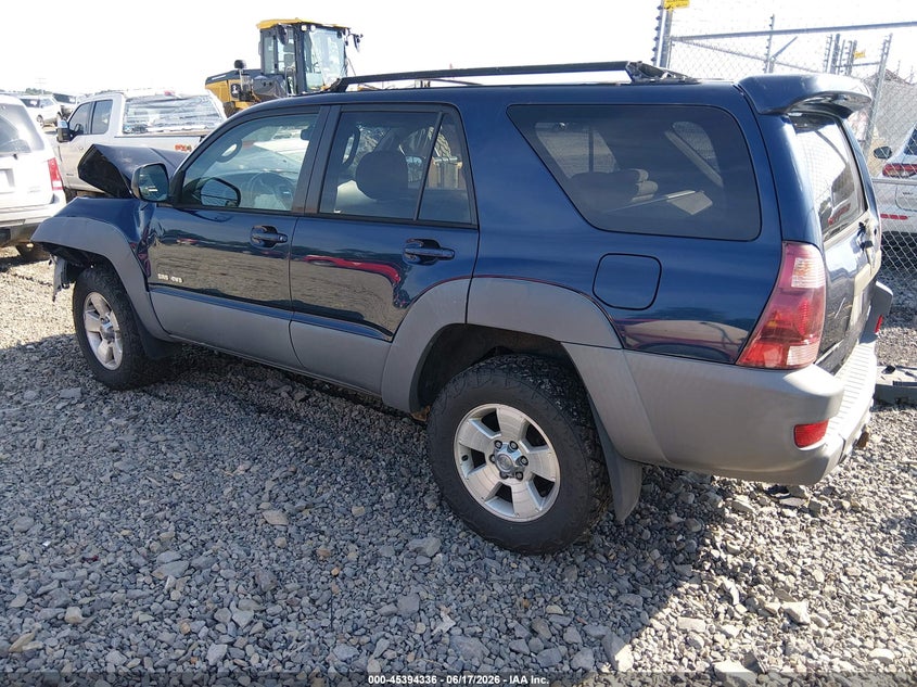 2003 Toyota 4runner VIN JTEBT14R638001444 IAAI salvage auction — FRONT END, Salvage (West Virginia), sold $1,150 on 2026-07-26 (photo 3)