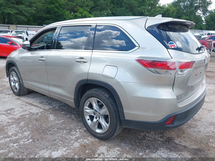 2015 Toyota Highlander VIN 5TDYKRFH1FS094586 IAAI salvage auction — FRONT END, Original (Texas), sold $8,400 on 2026-07-30 (photo 3)