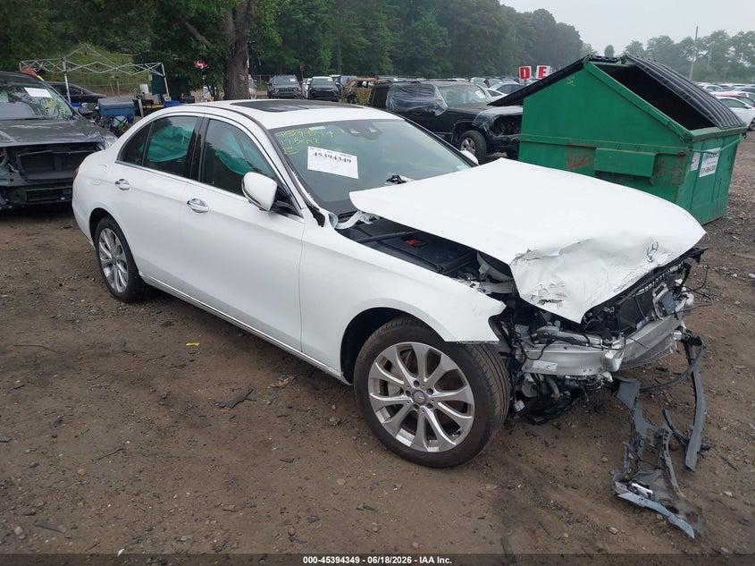 2017 Mercedes-benz E-klasse VIN WDDZF4KB8HA065217 IAAI salvage auction — FRONT END, Wait Title, sold $2,150 on 2026-08-11 (photo 1)