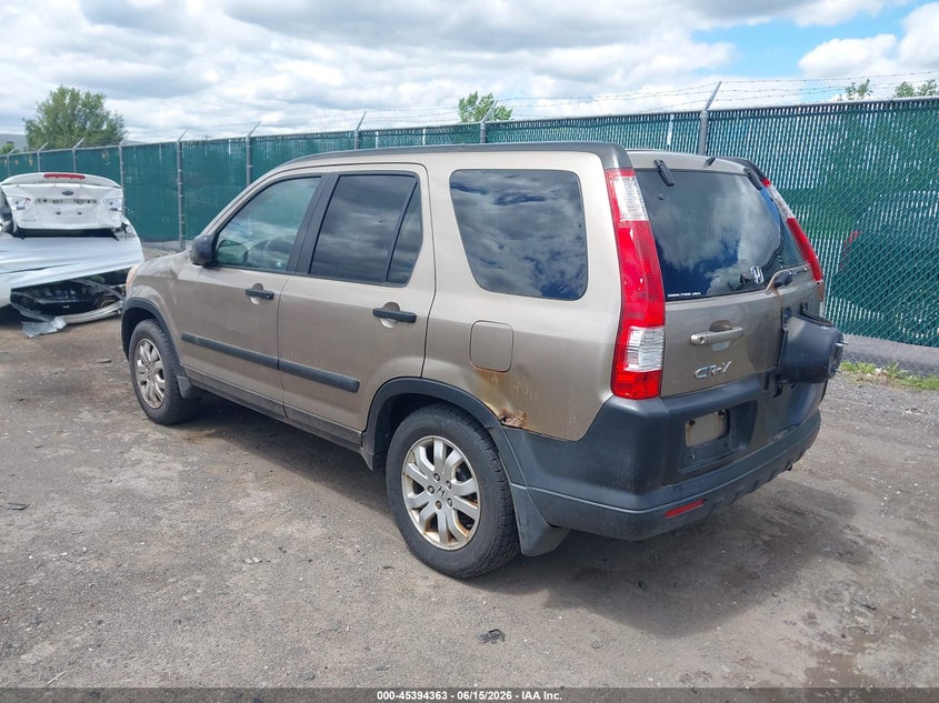 2006 Honda Cr-v VIN SHSRD788X6U426215 IAAI salvage auction — NORMAL WEAR, Clear (New York), sold $425 on 2026-07-21 (photo 3)
