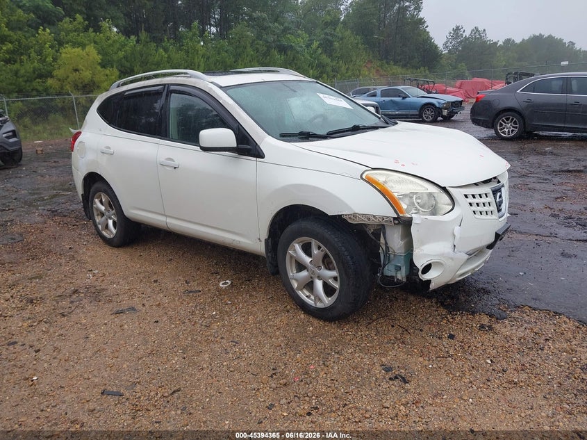 2009 Nissan Rogue VIN JN8AS58V49W161235 IAAI salvage auction — LEFT FRONT, Salvage (Mississippi), sold $250 on 2026-07-15 (photo 1)