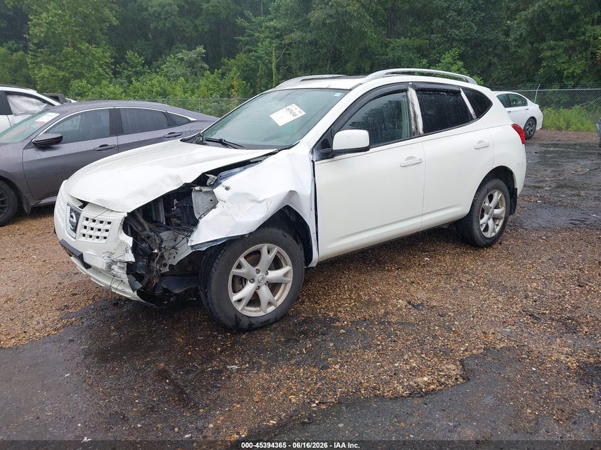 2009 Nissan Rogue VIN JN8AS58V49W161235 IAAI salvage auction — LEFT FRONT, Salvage (Mississippi), sold $250 on 2026-07-15 (photo 2)