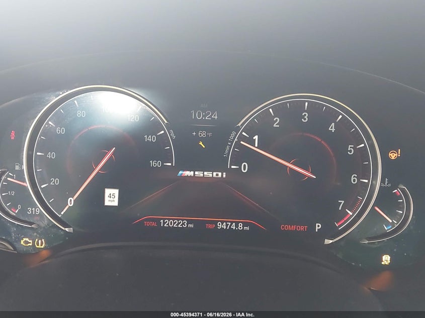 2018 BMW 5er VIN WBAJB9C52JB286821 IAAI salvage auction — FRONT END, Salvage (Georgia), sold $8,500 on 2026-07-24 (photo 7)