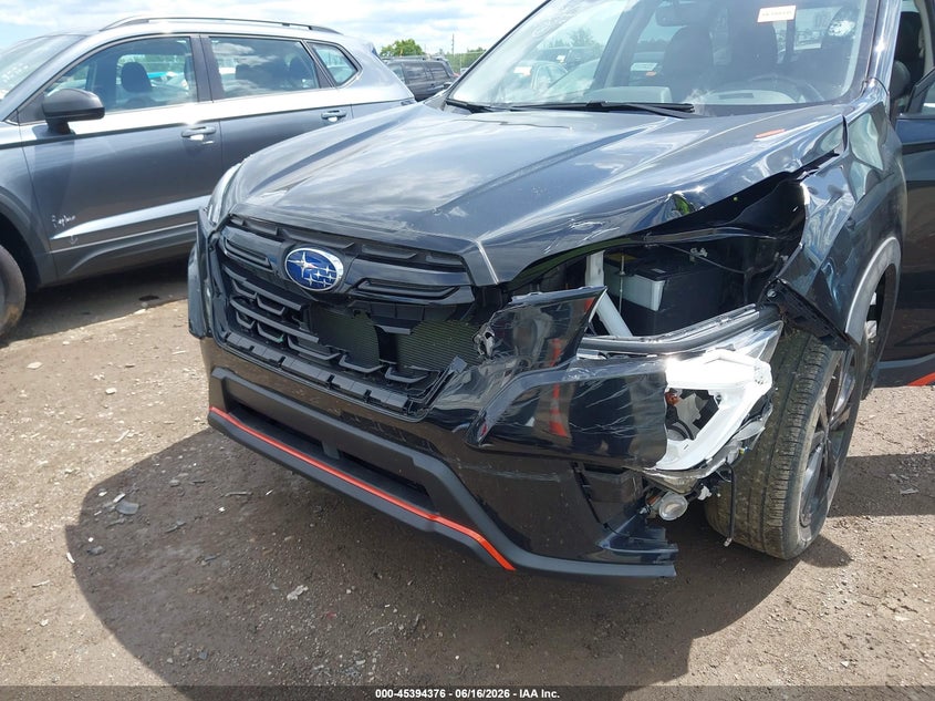 2023 Subaru Forester VIN JF2SKAJC0PH512873 IAAI salvage auction — FRONT & REAR, Original (Ohio), sold $6,900 on 2026-07-23 (photo 6)