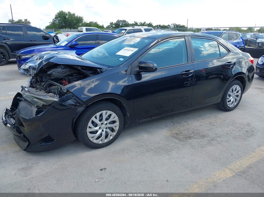 2019 Toyota Corolla VIN 5YFBURHE5KP870417 IAAI salvage auction — FRONT END, Salvage (Texas), sold $3,050 on 2026-07-09 (photo 2)