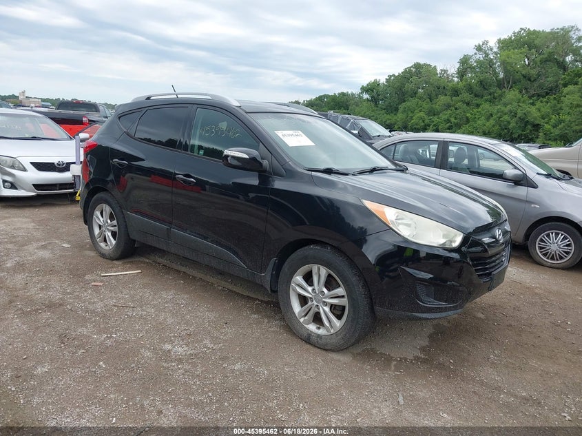 2012 Hyundai Tucson VIN KM8JUCAC5CU530248 IAAI salvage auction — NORMAL WEAR, Clear (Kansas), sold $750 on 2026-07-15 (photo 1)