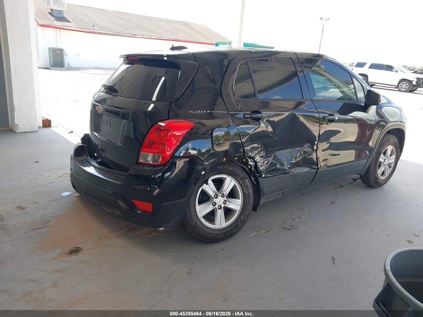 2021 Chevrolet Trax VIN KL7CJKSB1MB315448 IAAI salvage auction — ALL OVER, Certificate Of Destruction (Florida), sold $1,100 on 2026-07-15 (photo 4)