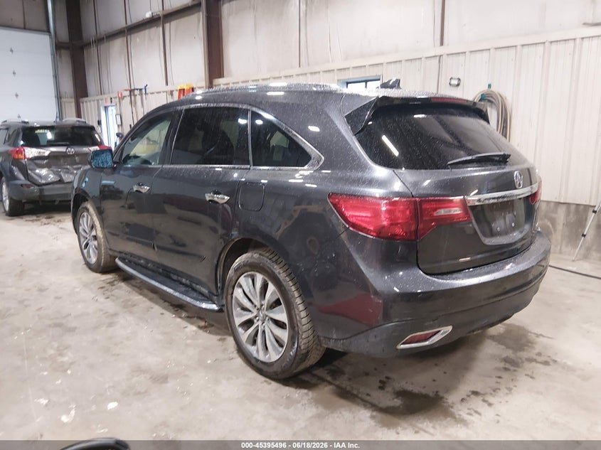 2016 Acura Mdx VIN 5FRYD4H61GB007587 IAAI salvage auction — RIGHT SIDE, Salvage (Vermont), sold $3,400 on 2026-07-23 (photo 3)