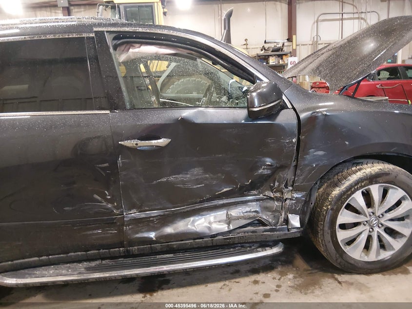 2016 Acura Mdx VIN 5FRYD4H61GB007587 IAAI salvage auction — RIGHT SIDE, Salvage (Vermont), sold $3,400 on 2026-07-23 (photo 6)