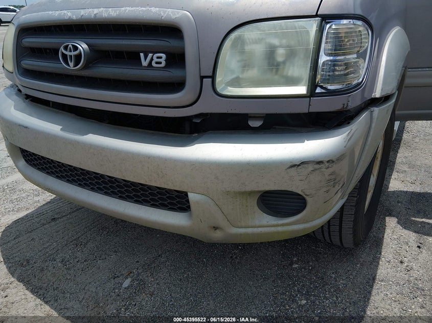 2001 Toyota Sequoia VIN 5TDZT34AX1S048994 IAAI salvage auction — NORMAL WEAR, Clear (Florida), sold $475 on 2026-07-22 (photo 6)
