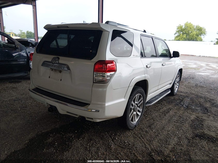 2012 Toyota 4runner VIN JTEZU5JRXC5038084 IAAI salvage auction — LEFT FRONT, Salvage (Louisiana), sold $8,400 on 2026-07-08 (photo 4)