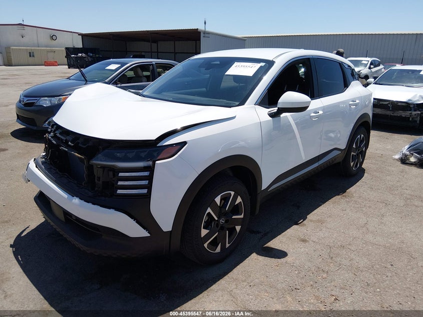 2025 Nissan Kicks VIN 3N8AP6CB7SL405315 IAAI salvage auction — RIGHT FRONT, Salvage (California), sold $4,950 on 2026-07-28 (photo 2)