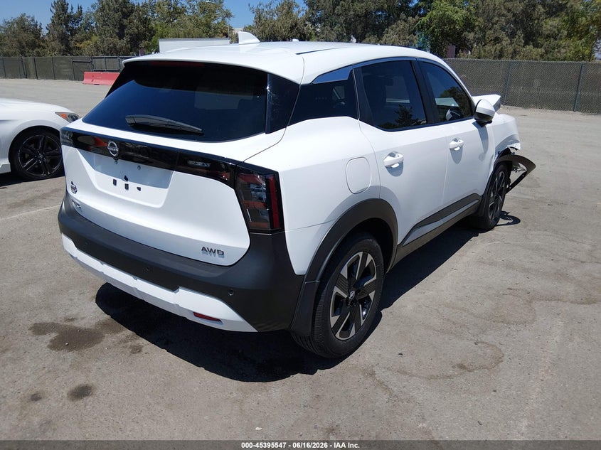 2025 Nissan Kicks VIN 3N8AP6CB7SL405315 IAAI salvage auction — RIGHT FRONT, Salvage (California), sold $4,950 on 2026-07-28 (photo 4)