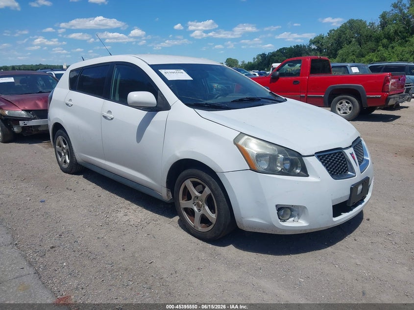 2009 Pontiac Vibe VIN 5Y2SP67039Z414959 IAAI salvage auction — NORMAL WEAR, Clear (Kansas), sold $925 on 2026-07-15 (photo 1)