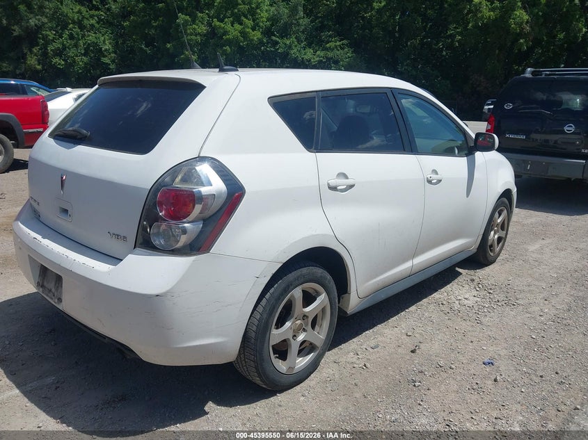 2009 Pontiac Vibe VIN 5Y2SP67039Z414959 IAAI salvage auction — NORMAL WEAR, Clear (Kansas), sold $925 on 2026-07-15 (photo 4)
