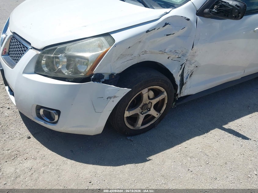 2009 Pontiac Vibe VIN 5Y2SP67039Z414959 IAAI salvage auction — NORMAL WEAR, Clear (Kansas), sold $925 on 2026-07-15 (photo 6)