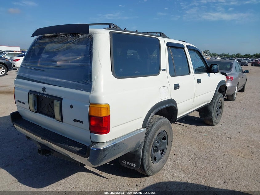 1993 Toyota 4runner VIN JT3VN39W3P0122656 IAAI salvage auction — FRONT END, Salvage (Texas), sold $500 on 2026-07-21 (photo 4)