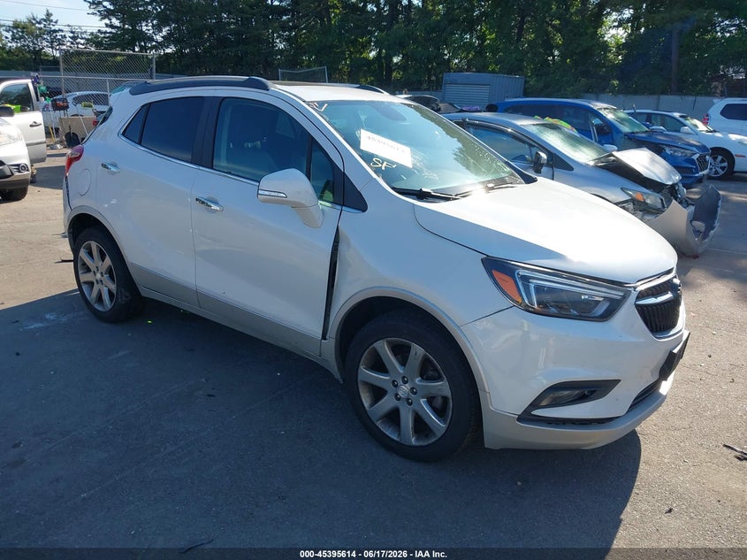 2020 Buick Encore VIN KL4CJGSB2LB061273 IAAI salvage auction — FRONT & REAR, Mv-907A (New York), sold $25 on 2026-07-28 (photo 1)