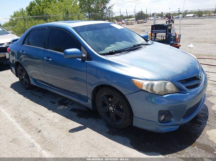 2013 Toyota Corolla VIN 5YFBU4EE1DP107479 IAAI salvage auction — NORMAL WEAR, Clear (New Mexico), sold $2,025 on 2026-07-13 (photo 1)