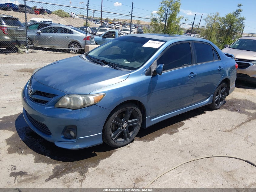 2013 Toyota Corolla VIN 5YFBU4EE1DP107479 IAAI salvage auction — NORMAL WEAR, Clear (New Mexico), sold $2,025 on 2026-07-13 (photo 2)