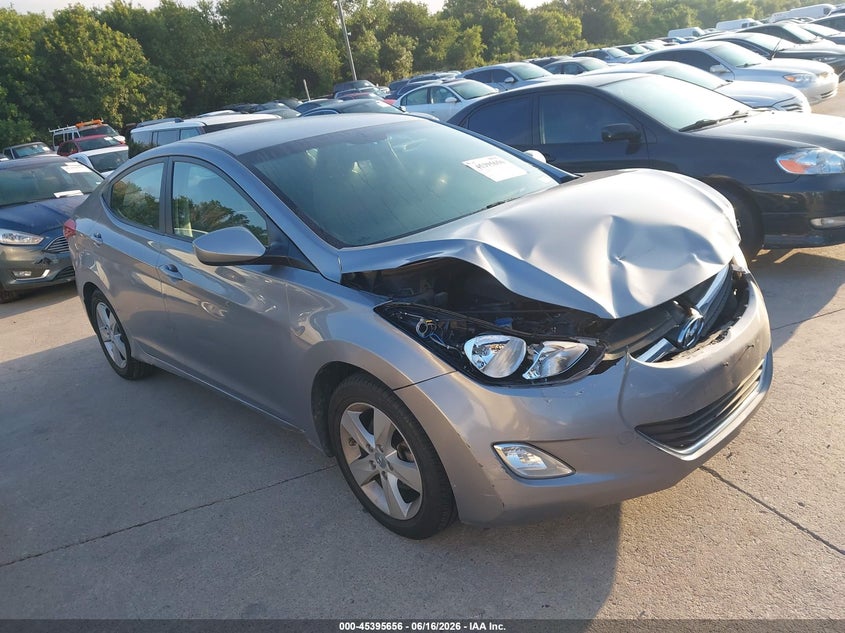 2013 Hyundai Elantra VIN KMHDH4AE8DU735637 IAAI salvage auction — NORMAL WEAR, Original (Texas), sold $1,200 on 2026-07-20 (photo 1)