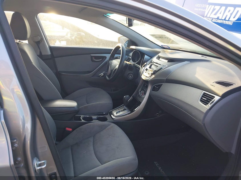 2013 Hyundai Elantra VIN KMHDH4AE8DU735637 IAAI salvage auction — NORMAL WEAR, Original (Texas), sold $1,200 on 2026-07-20 (photo 5)