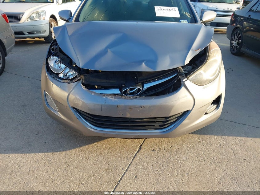 2013 Hyundai Elantra VIN KMHDH4AE8DU735637 IAAI salvage auction — NORMAL WEAR, Original (Texas), sold $1,200 on 2026-07-20 (photo 6)