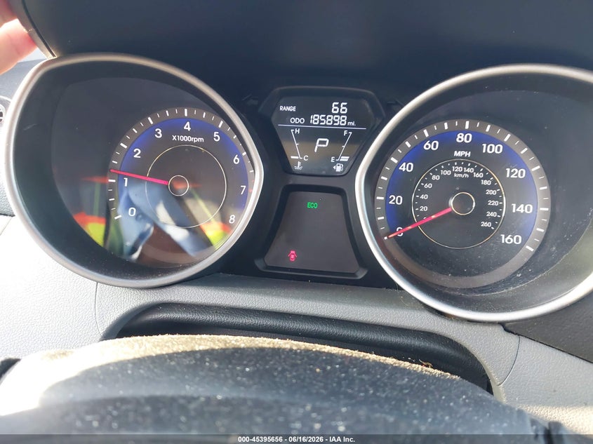 2013 Hyundai Elantra VIN KMHDH4AE8DU735637 IAAI salvage auction — NORMAL WEAR, Original (Texas), sold $1,200 on 2026-07-20 (photo 7)