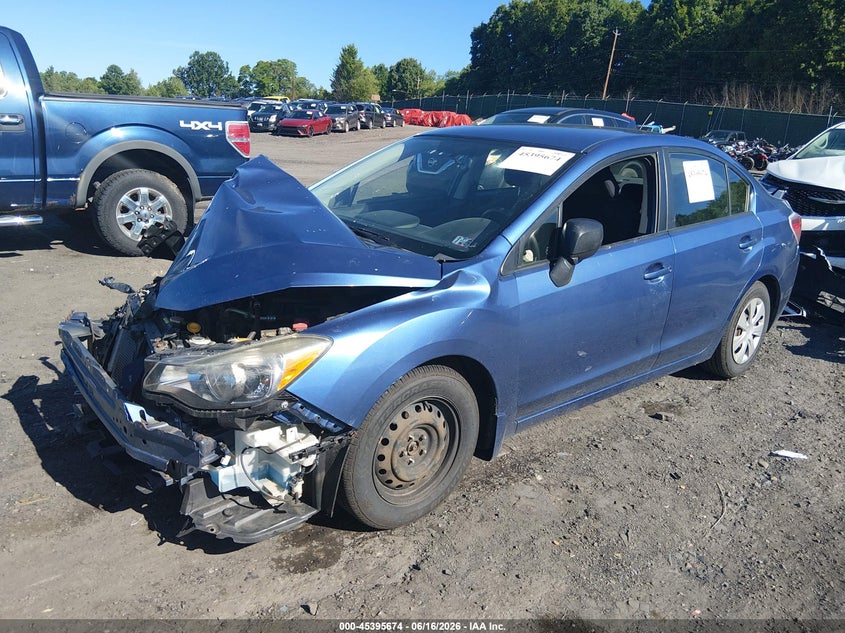 2014 Subaru Impreza VIN JF1GJAA67EH006428 IAAI salvage auction — FRONT END, Salvage (Pennsylvania), sold $425 on 2026-07-07 (photo 2)