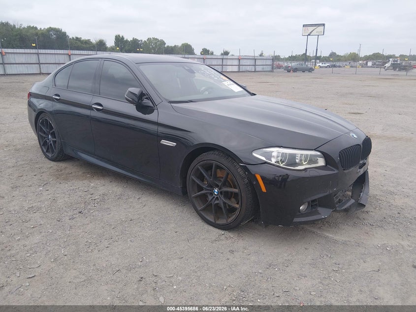 2015 BMW 5er VIN WBA5B1C53FG127027 IAAI salvage auction — FRONT END, Salvage (Arkansas), sold $1,550 on 2026-07-29 (photo 1)
