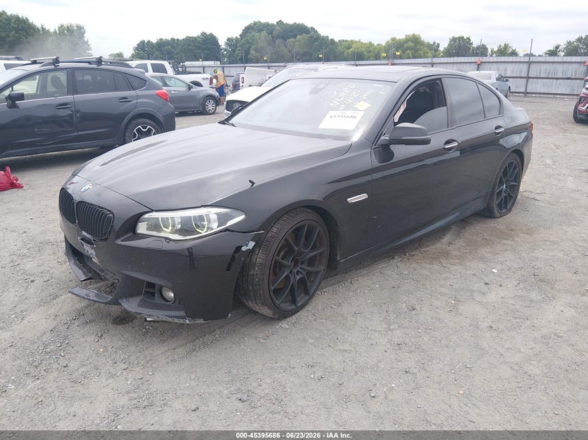 2015 BMW 5er VIN WBA5B1C53FG127027 IAAI salvage auction — FRONT END, Salvage (Arkansas), sold $1,550 on 2026-07-29 (photo 2)